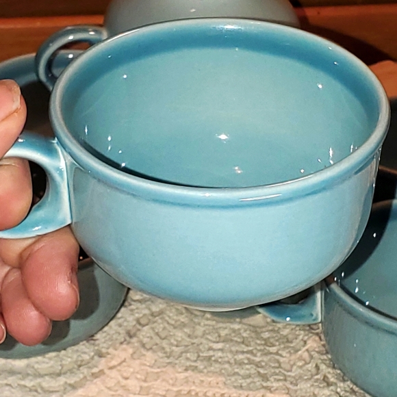 Vintage Ceramic Coffee Cups Set (8) - Picture 10 of 12